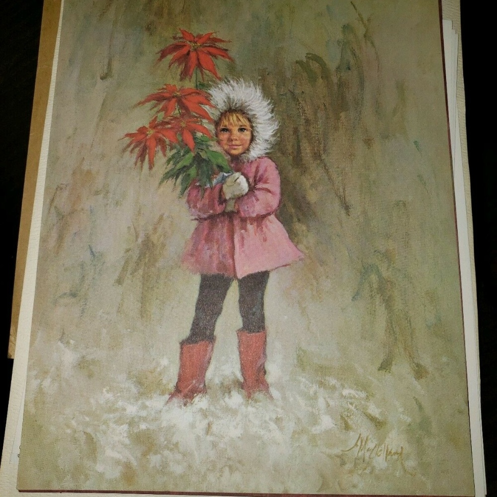 Miles Kimball Holiday Catalog Cover Print, Girl